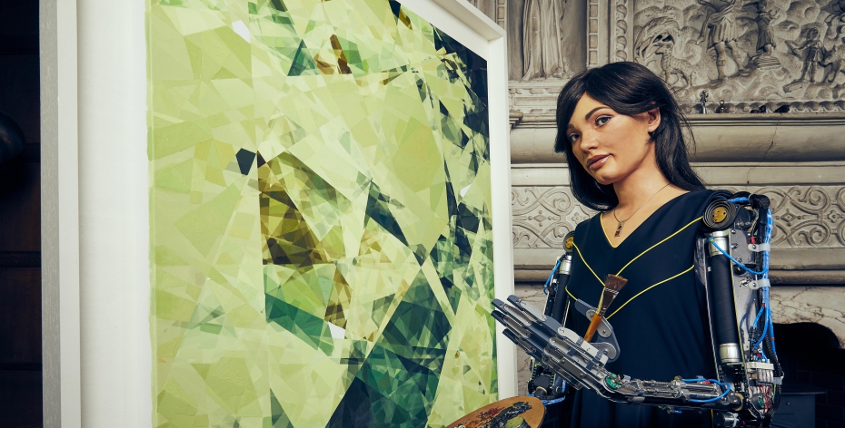 Ai-Da the robot artist's first exhibition has us asking: What even is art?