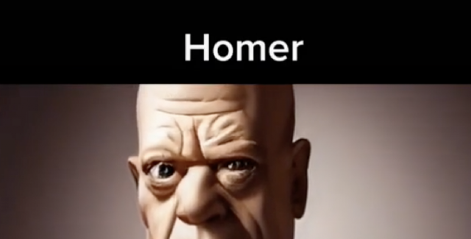 See What Happens When AI Turns 'Simpsons' Characters Into Real People