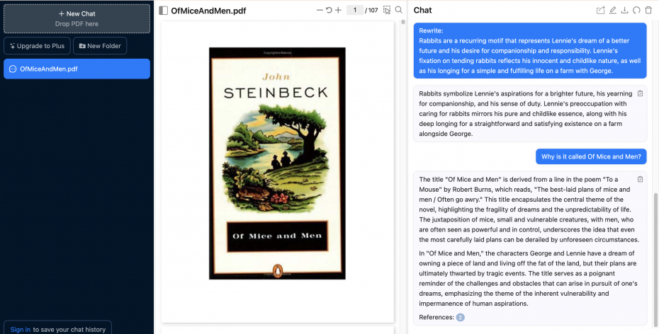 Why Yes, You Can Chat With a PDF if You'd Like. Here's How
