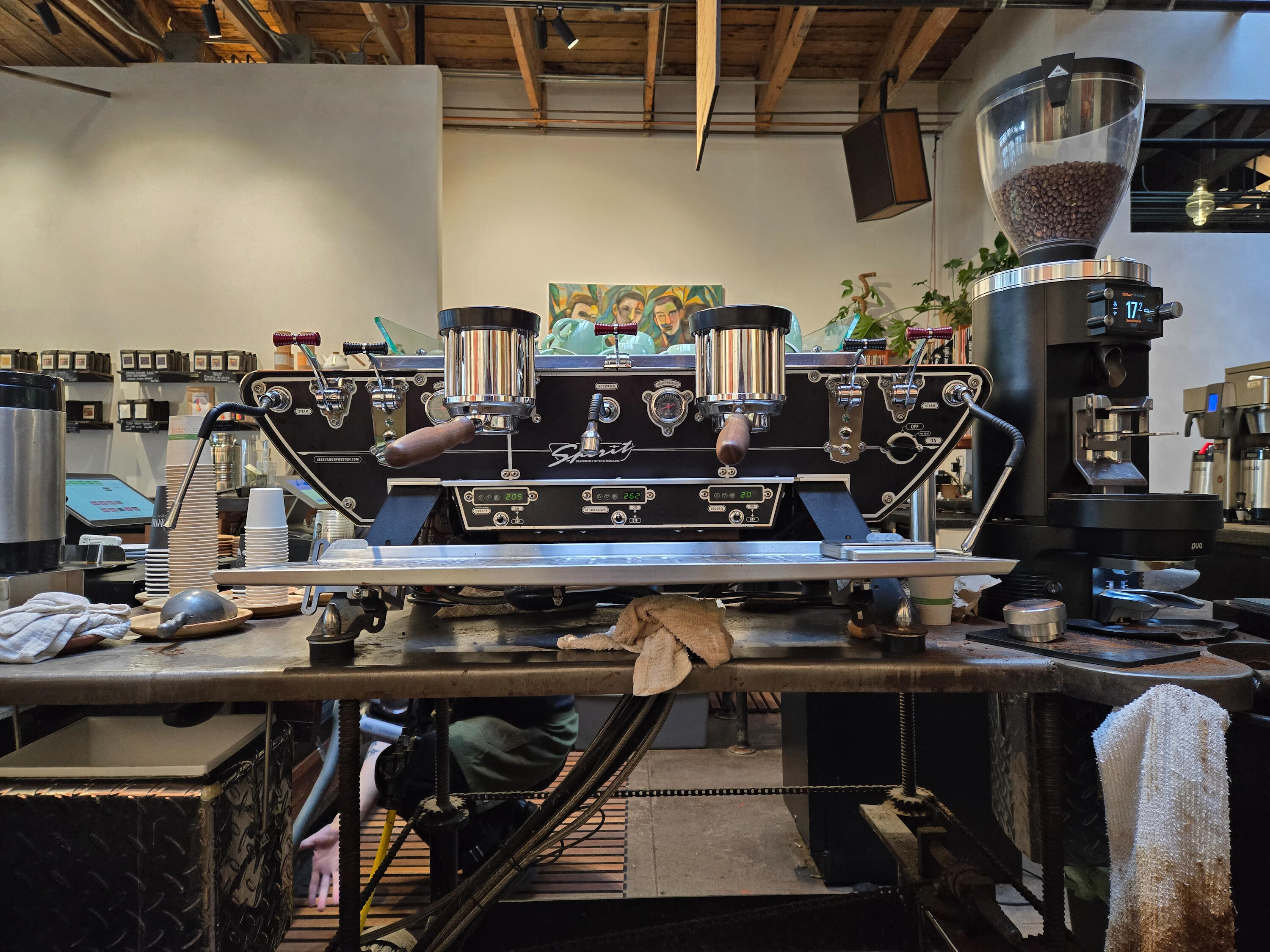 An espresso bar
