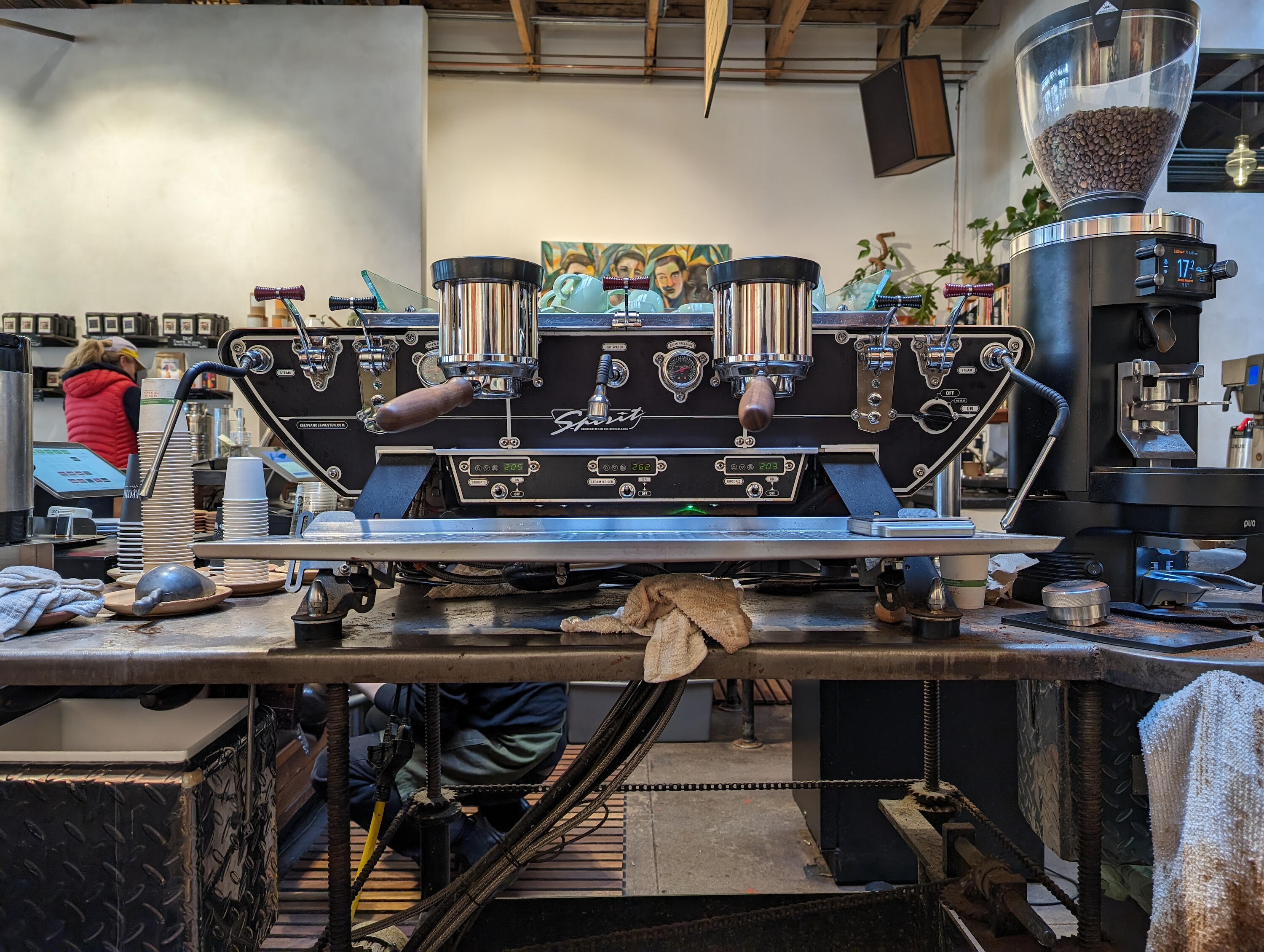 An espresso bar