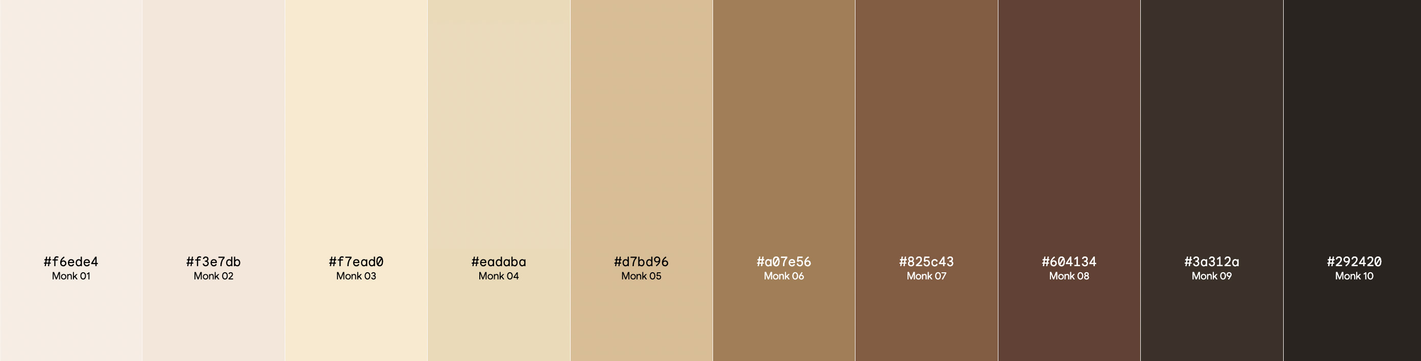 Monk Skin Tone Scale